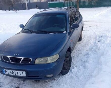 Синий Дэу Нубира, объемом двигателя 1.6 л и пробегом 111 тыс. км за 1800 $, фото 1 на Automoto.ua