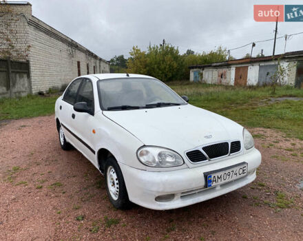 Белый Дэу Сенс, объемом двигателя 1.3 л и пробегом 204 тыс. км за 1000 $, фото 1 на Automoto.ua