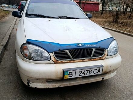 Белый Дэу Сенс, объемом двигателя 1.3 л и пробегом 252 тыс. км за 700 $, фото 1 на Automoto.ua