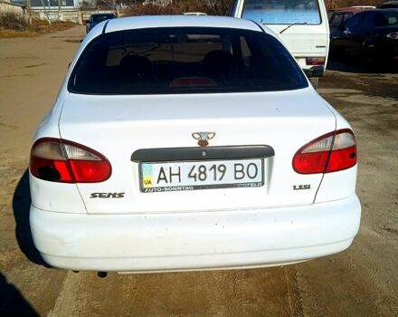 Белый Дэу Сенс, объемом двигателя 1.3 л и пробегом 300 тыс. км за 500 $, фото 1 на Automoto.ua