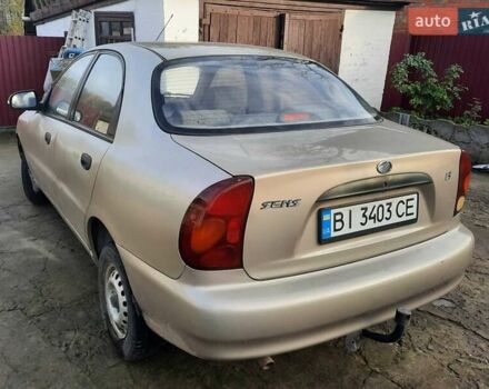 Бежевий Деу Сенс, об'ємом двигуна 1.3 л та пробігом 79 тис. км за 2700 $, фото 5 на Automoto.ua
