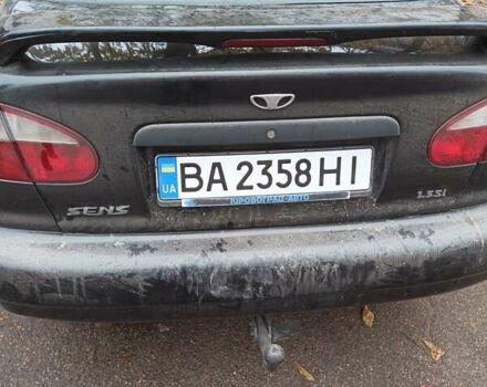 Черный Дэу Сенс, объемом двигателя 1.3 л и пробегом 190 тыс. км за 2200 $, фото 6 на Automoto.ua