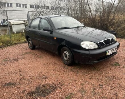 Черный Дэу Сенс, объемом двигателя 1.5 л и пробегом 235 тыс. км за 950 $, фото 1 на Automoto.ua