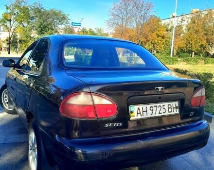 Черный Дэу Сенс, объемом двигателя 1.3 л и пробегом 186 тыс. км за 1160 $, фото 3 на Automoto.ua