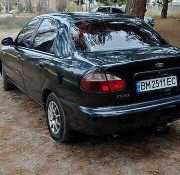 Черный Дэу Сенс, объемом двигателя 1.3 л и пробегом 205 тыс. км за 1900 $, фото 1 на Automoto.ua