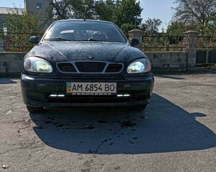 Черный Дэу Сенс, объемом двигателя 1.3 л и пробегом 200 тыс. км за 1400 $, фото 2 на Automoto.ua