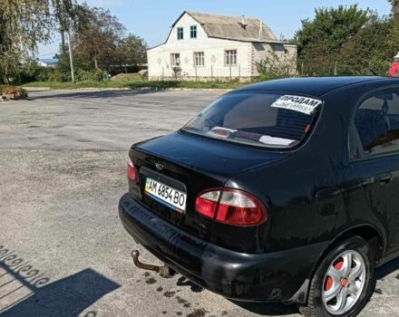 Черный Дэу Сенс, объемом двигателя 1.3 л и пробегом 200 тыс. км за 1400 $, фото 3 на Automoto.ua