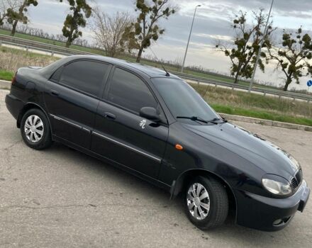 Черный Дэу Сенс, объемом двигателя 1.4 л и пробегом 188 тыс. км за 2400 $, фото 1 на Automoto.ua