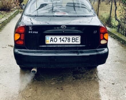 Черный Дэу Сенс, объемом двигателя 1.3 л и пробегом 18 тыс. км за 1950 $, фото 1 на Automoto.ua