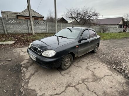 Черный Дэу Сенс, объемом двигателя 1.5 л и пробегом 200 тыс. км за 568 $, фото 1 на Automoto.ua