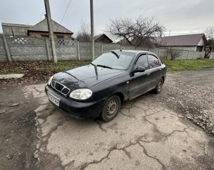 Чорний Деу Сенс, об'ємом двигуна 1.5 л та пробігом 200 тис. км за 568 $, фото 1 на Automoto.ua