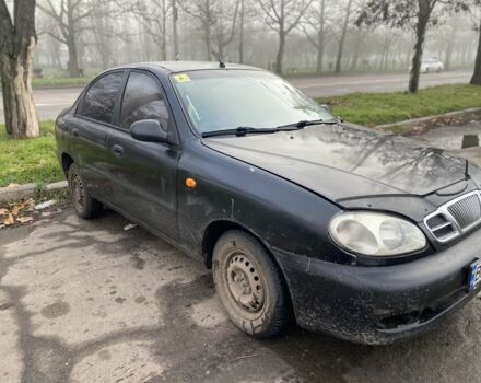 Черный Дэу Сенс, объемом двигателя 1.3 л и пробегом 190 тыс. км за 1000 $, фото 1 на Automoto.ua
