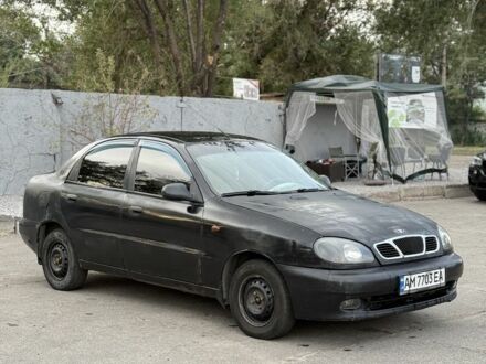 Чорний Деу Сенс, об'ємом двигуна 1.5 л та пробігом 200 тис. км за 850 $, фото 1 на Automoto.ua