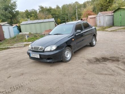 Черный Дэу Сенс, объемом двигателя 1.3 л и пробегом 200 тыс. км за 900 $, фото 1 на Automoto.ua