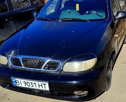 Чорний Деу Сенс, об'ємом двигуна 1.3 л та пробігом 150 тис. км за 1000 $, фото 1 на Automoto.ua
