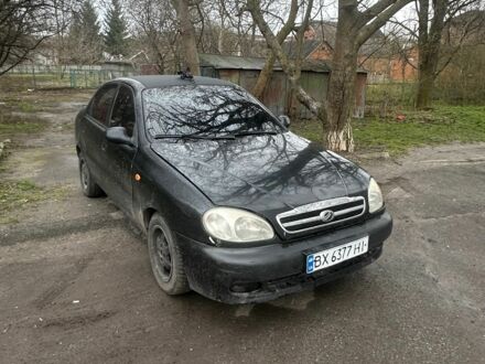 Черный Дэу Сенс, объемом двигателя 1.5 л и пробегом 206 тыс. км за 1400 $, фото 1 на Automoto.ua