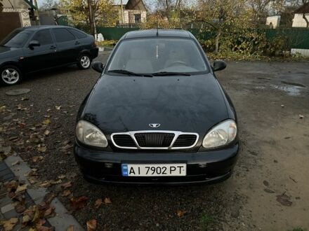 Черный Дэу Сенс, объемом двигателя 1.4 л и пробегом 200 тыс. км за 1550 $, фото 1 на Automoto.ua