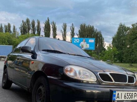 Черный Дэу Сенс, объемом двигателя 1.6 л и пробегом 134 тыс. км за 1400 $, фото 1 на Automoto.ua
