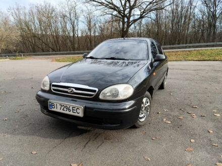 Черный Дэу Сенс, объемом двигателя 1.3 л и пробегом 93 тыс. км за 2450 $, фото 1 на Automoto.ua