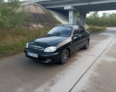 Черный Дэу Сенс, объемом двигателя 1.4 л и пробегом 186 тыс. км за 2208 $, фото 1 на Automoto.ua