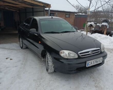 Черный Дэу Сенс, объемом двигателя 1.6 л и пробегом 206 тыс. км за 2550 $, фото 1 на Automoto.ua