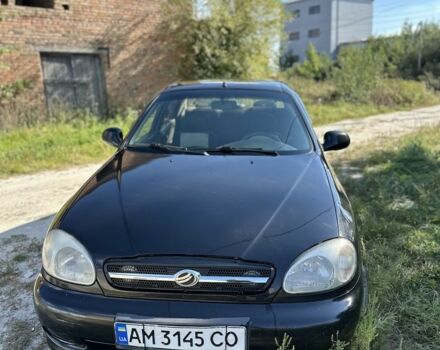 Черный Дэу Сенс, объемом двигателя 1.5 л и пробегом 143 тыс. км за 2350 $, фото 1 на Automoto.ua