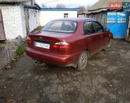 Красный Дэу Сенс, объемом двигателя 1.3 л и пробегом 777 тыс. км за 1350 $, фото 2 на Automoto.ua