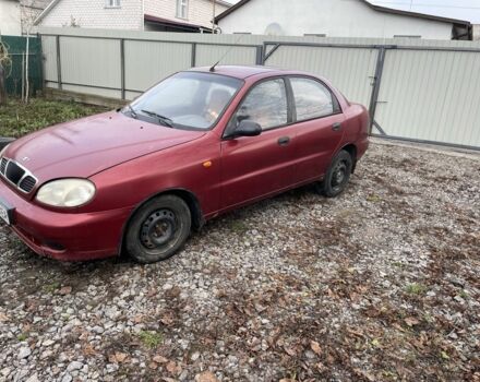 Красный Дэу Сенс, объемом двигателя 1.5 л и пробегом 45 тыс. км за 1150 $, фото 1 на Automoto.ua