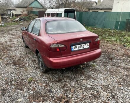 Красный Дэу Сенс, объемом двигателя 1.5 л и пробегом 45 тыс. км за 1150 $, фото 4 на Automoto.ua