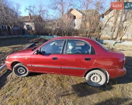 Красный Дэу Сенс, объемом двигателя 1.3 л и пробегом 185 тыс. км за 2000 $, фото 2 на Automoto.ua