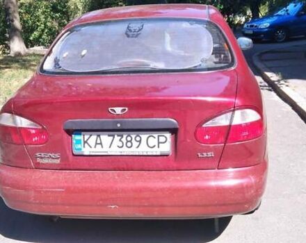 Красный Дэу Сенс, объемом двигателя 1.3 л и пробегом 214 тыс. км за 1900 $, фото 2 на Automoto.ua