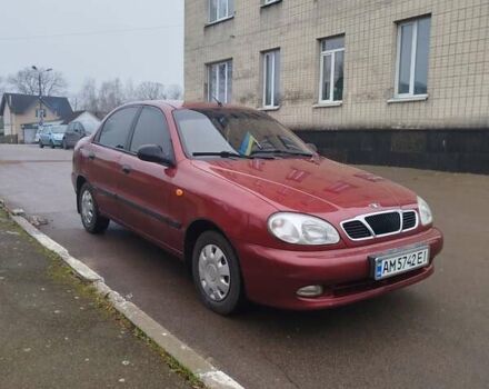 Красный Дэу Сенс, объемом двигателя 1.3 л и пробегом 170 тыс. км за 2199 $, фото 1 на Automoto.ua