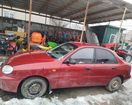 Красный Дэу Сенс, объемом двигателя 1.5 л и пробегом 192 тыс. км за 750 $, фото 2 на Automoto.ua