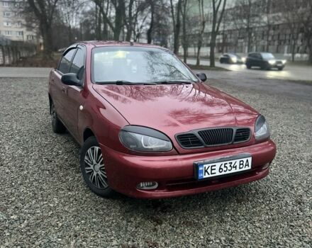 Красный Дэу Сенс, объемом двигателя 1.6 л и пробегом 252 тыс. км за 2499 $, фото 1 на Automoto.ua