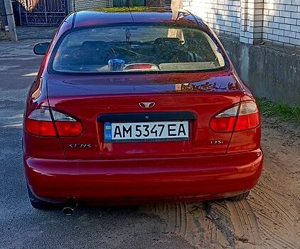 Червоний Деу Сенс, об'ємом двигуна 1.3 л та пробігом 240 тис. км за 1300 $, фото 1 на Automoto.ua