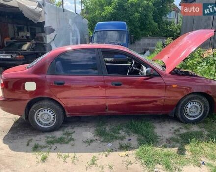 Червоний Деу Сенс, об'ємом двигуна 1 л та пробігом 192 тис. км за 1600 $, фото 1 на Automoto.ua