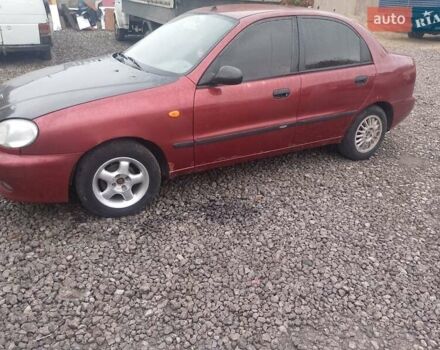 Червоний Деу Сенс, об'ємом двигуна 1.3 л та пробігом 184 тис. км за 1547 $, фото 1 на Automoto.ua