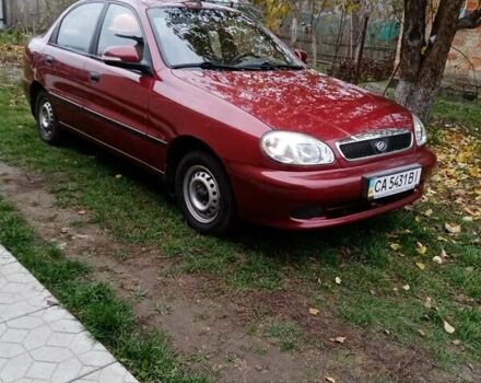 Красный Дэу Сенс, объемом двигателя 1.3 л и пробегом 48 тыс. км за 3700 $, фото 1 на Automoto.ua