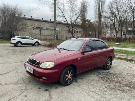 Червоний Деу Сенс, об'ємом двигуна 1.3 л та пробігом 200 тис. км за 1200 $, фото 1 на Automoto.ua