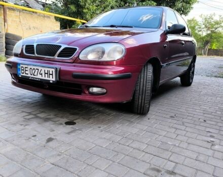 Красный Дэу Сенс, объемом двигателя 1.6 л и пробегом 249 тыс. км за 2800 $, фото 1 на Automoto.ua