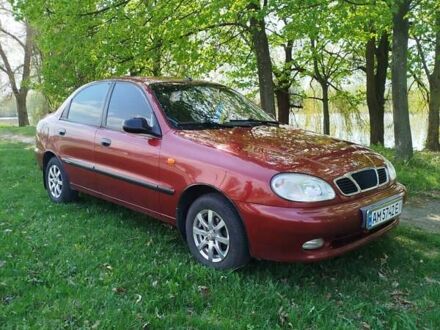 Красный Дэу Сенс, объемом двигателя 1.3 л и пробегом 170 тыс. км за 2350 $, фото 1 на Automoto.ua