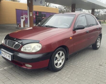 Красный Дэу Сенс, объемом двигателя 1.5 л и пробегом 194 тыс. км за 2300 $, фото 1 на Automoto.ua