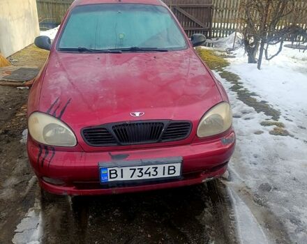 Червоний Деу Сенс, об'ємом двигуна 1.3 л та пробігом 249 тис. км за 1800 $, фото 1 на Automoto.ua