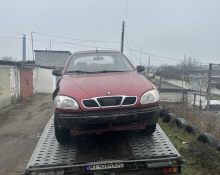 Красный Дэу Сенс, объемом двигателя 1.5 л и пробегом 160 тыс. км за 450 $, фото 1 на Automoto.ua