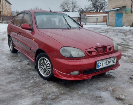 Красный Дэу Сенс, объемом двигателя 1.5 л и пробегом 195 тыс. км за 2800 $, фото 1 на Automoto.ua