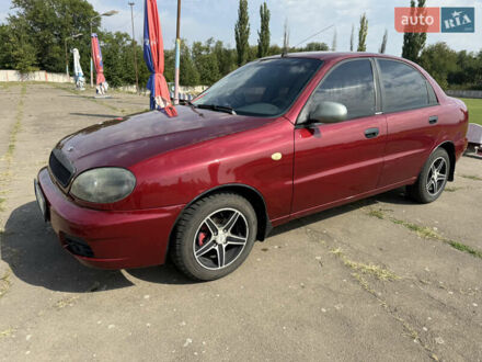 Красный Дэу Сенс, объемом двигателя 1.3 л и пробегом 229 тыс. км за 1799 $, фото 1 на Automoto.ua