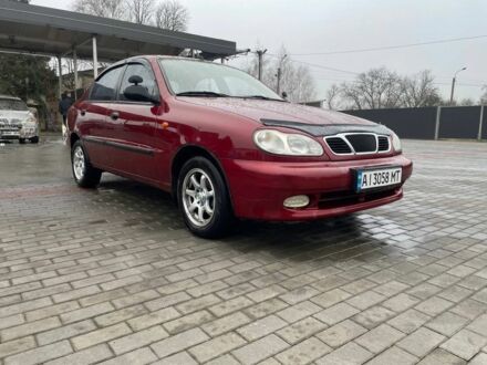 Красный Дэу Сенс, объемом двигателя 1.5 л и пробегом 193 тыс. км за 2600 $, фото 1 на Automoto.ua