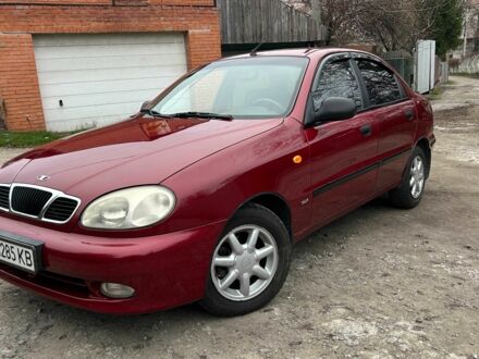 Красный Дэу Сенс, объемом двигателя 1.6 л и пробегом 223 тыс. км за 3600 $, фото 1 на Automoto.ua