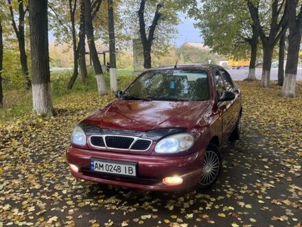 Красный Дэу Сенс, объемом двигателя 1.6 л и пробегом 250 тыс. км за 2600 $, фото 1 на Automoto.ua