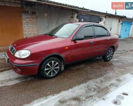 Червоний Деу Сенс, об'ємом двигуна 1.3 л та пробігом 180 тис. км за 1950 $, фото 1 на Automoto.ua